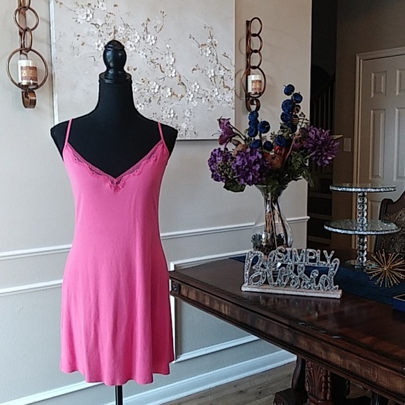 Victoria's Secret Cotton Pink Slip Nighie. Size S - Picture 7 of 16